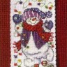 Набор для вышивания Mill Hill MH126301 Joy Snowman (Веселый снеговик)