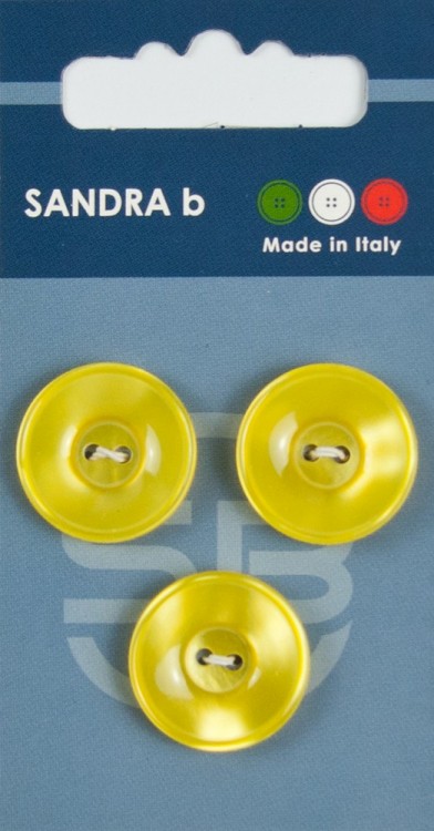 Sandra CARD041 Пуговицы, желтый