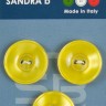 Sandra CARD041 Пуговицы, желтый