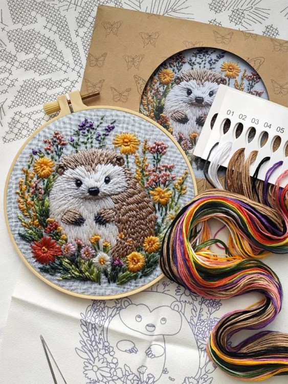 Набор для вышивания YoHobby yoli.103 Еж