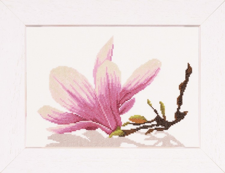 Набор для вышивания Lanarte PN-0008304 Magnolia twig with flower