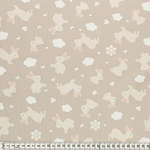 MEZ C131037.03004 Ткань "Bunny & Cloud", ширина 144-146см