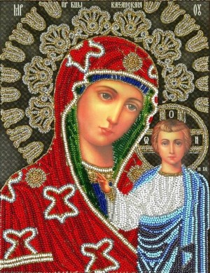 Вышиваем бисером А-27 Казанская Богородица