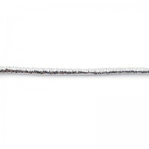 SAFISA 25275-1мм-102 Шнур металлизированный SPIRAL, ширина 1 мм, цвет 102 - серебряный