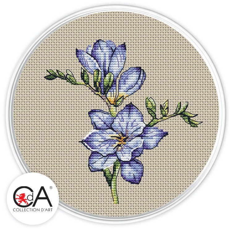 Набор для вышивания Collection D'Art BC8112 Фрезия