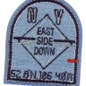HKM 35549/1SB Термоаппликация " NY East side Down"