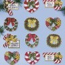 Набор для вышивания Design Works 1659 Елочные игрушки "Маленькие рождественские украшения"