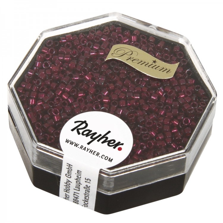 Rayher 14765286 Бисер Miyuki цилиндрический "Delica rocaille"