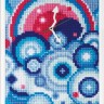Набор для вышивания Collection D'Art CD009 Часы "Пузырьки"