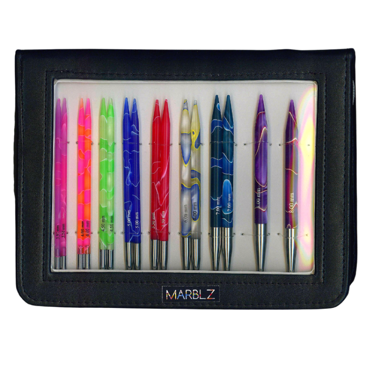 KnitPro 71506 Набор "Deluxe Set Normal IC" съемных спиц "Marblz"
