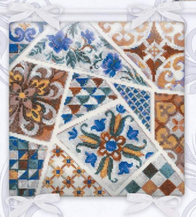 Набор для вышивания Риолис 1871 Подушка "Мозаика"