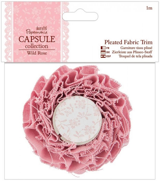 Docrafts PMA358335 Тесьма в складку декоративная Wild Rose