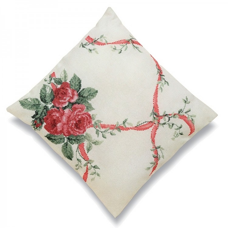 Набор для вышивания Thea Gouverneur 2033 Rose Bouquet Chushion (Подушка "Букет роз")