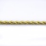 SAFISA 25277-1мм-101 Шнур металлизированный SPIRAL, ширина 1 мм, цвет 101 - золотой