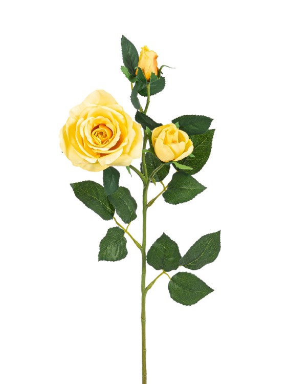 Fiebiger Floristik 206879-200 Ветка декоративная "Роза"