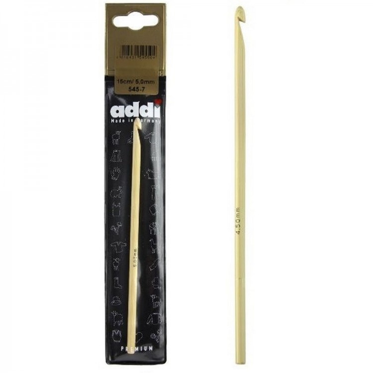 Addi 545-7 Крючок вязальный бамбук 15см