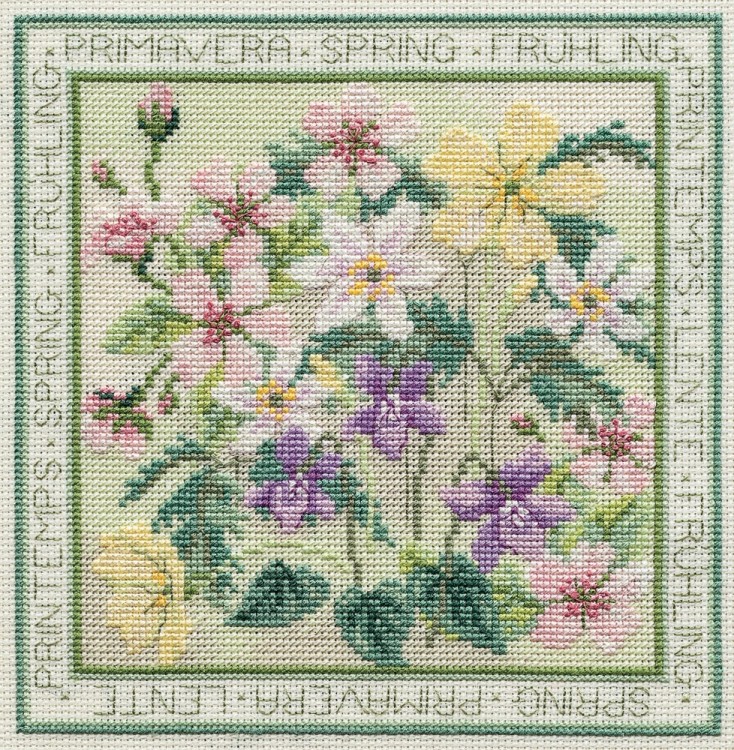 Набор для вышивания Derwentwater Designs FS01 Four Seasons: Spring