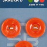 Sandra CARD043 Пуговицы, оранжевый