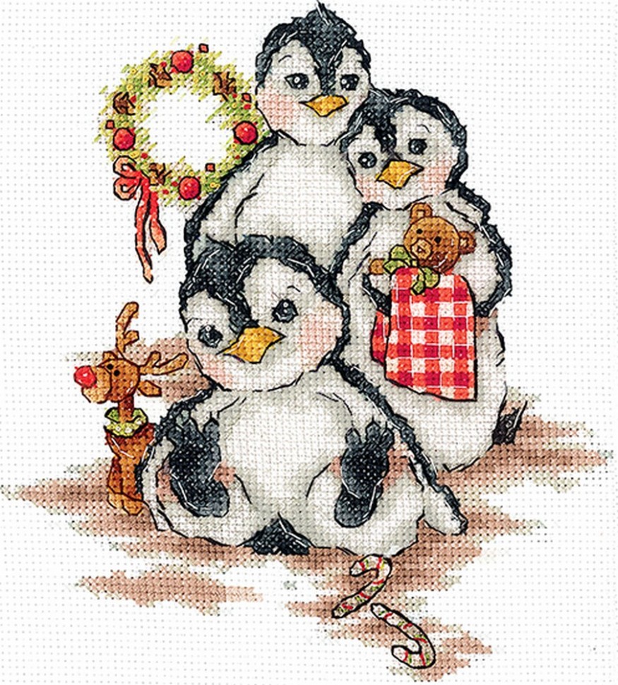 Вышивка семья