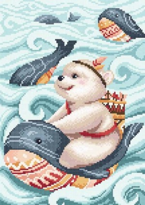 Brilliart МС-052 Мишка и кит