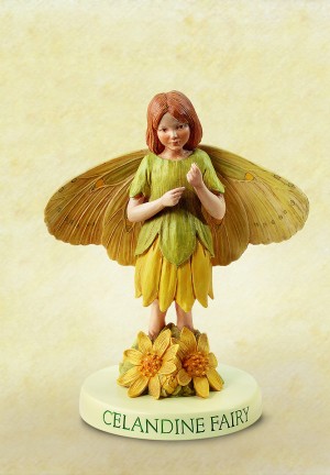 Fiebiger Floristik 217266 Фигурка декоративная, цветочная фея "Чистотел"
