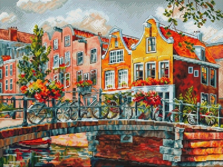 Набор для вышивания Белоснежка 215-14 Амстердам. Мост через канал