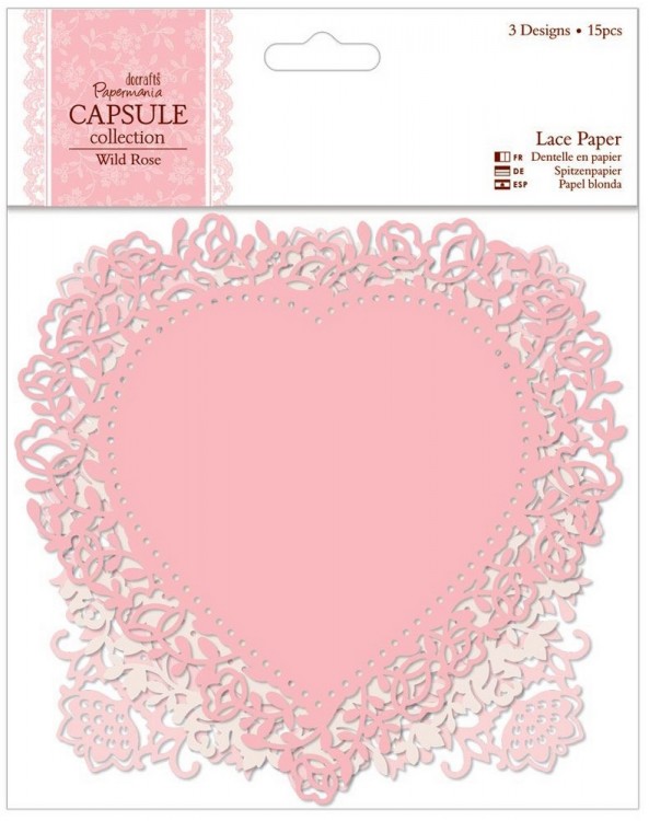 Docrafts PMA160709 Набор высеченных элементов Wild Rose