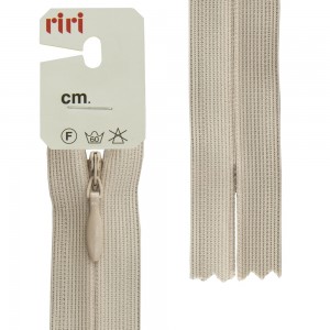 Riri 6010917/60/2230 Молния потайная, неразъемная, 4 мм, 60 см, светло-бежевый холодный