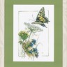 Набор для вышивания Lanarte PN-0021622 Blueberry butterfly