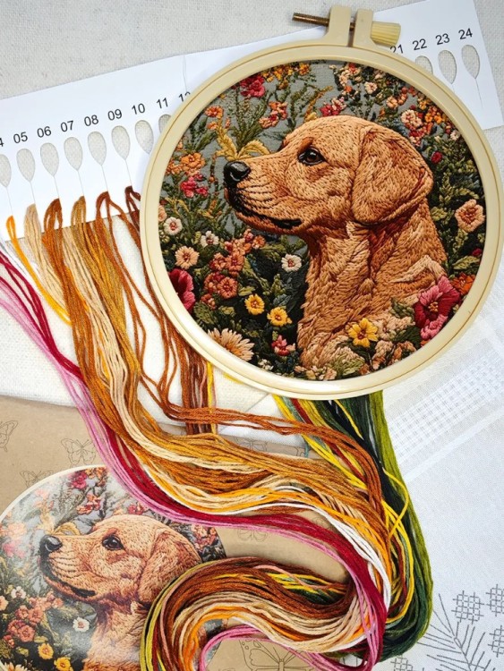 Набор для вышивания YoHobby yoli.105 Пес