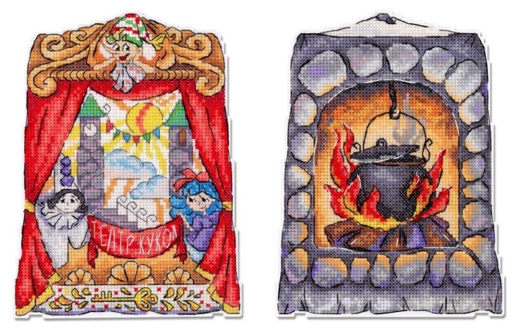 Набор для вышивания Жар-Птица Р-1190 Театр