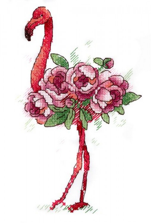 Набор для вышивания Жар-Птица В-254 Фламинго