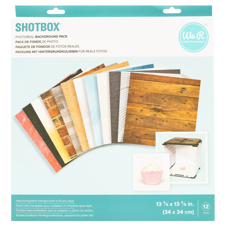 American Crafts 60000088 Набор фотофонов "Shotbox Photo Background Kit"