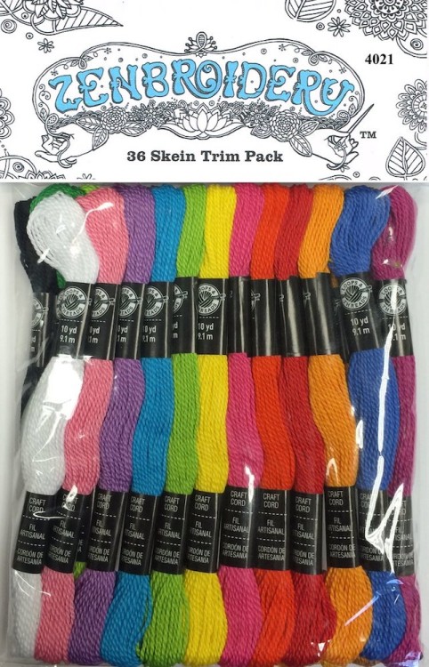 Design Works 4021 Набор для вышивания из ниток, пайеток и бусин, 36 пасм