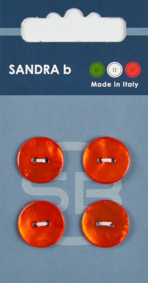 Sandra CARD044 Пуговицы, оранжевый