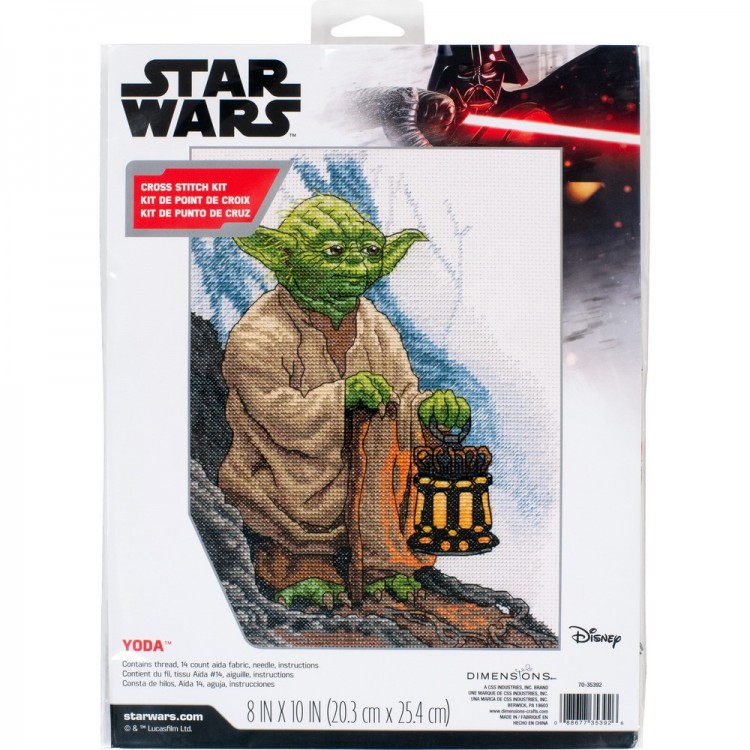 Набор для вышивания Dimensions 70-35392 Yoda (Йода)