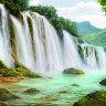 Алмазное Хобби Ah5339 Горный водопад