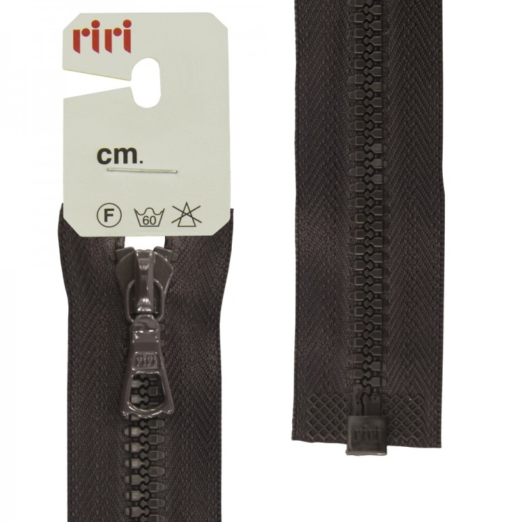Riri 5753720/60/2226 Молния тракторная, разъемная, 6 мм, 60 cм, темный шоколад