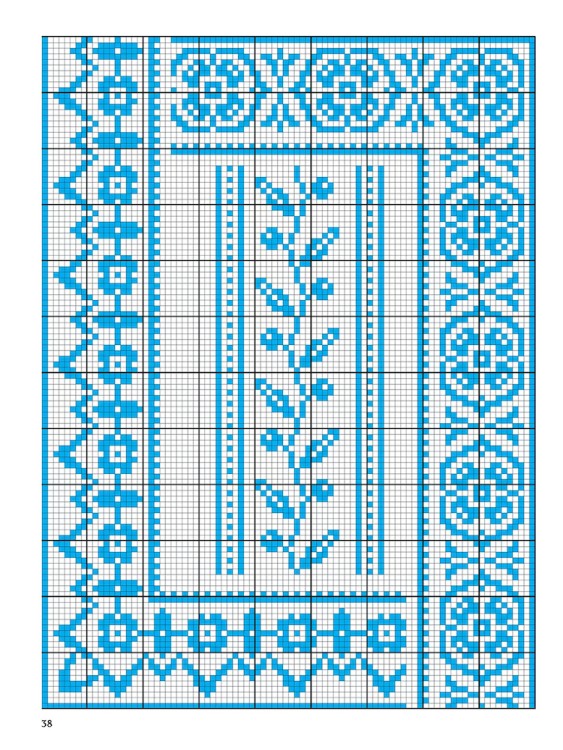 Книга Русская коллекция узоров для вышивания крестом