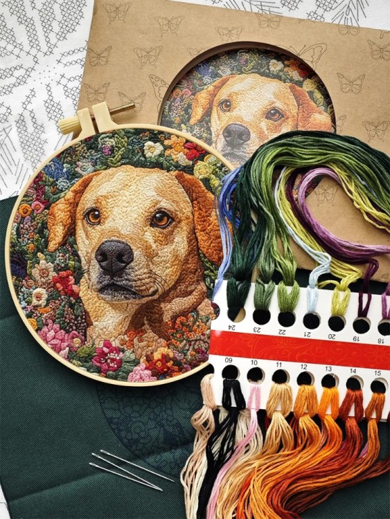 Набор для вышивания YoHobby yoli.106 Верный пес