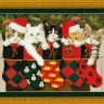 Набор для вышивания Kustom Krafts 98237 Рождественские носки
