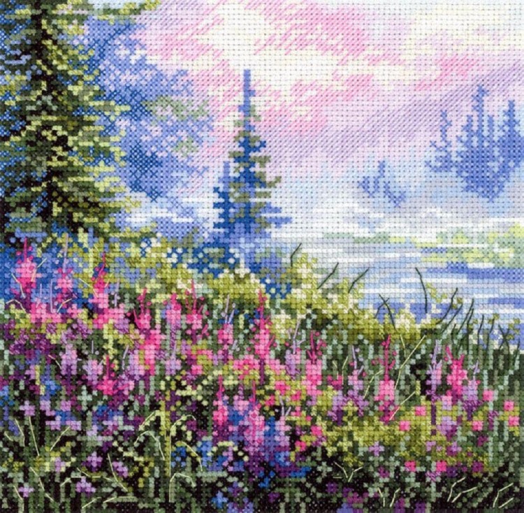 Набор для вышивания М.П.Студия НВ-976 Туманное утро