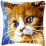 Vervaco PN-0149441 Подушка "Коричневый кот"