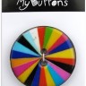 Blumenthal Lansing 630004901 Пуговица My Buttons - Coconut "Arcade Wheel"