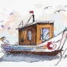 Набор для вышивания Панна MT-1940 (МТ-1940) Рыбацкая лодка