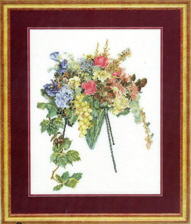 Набор для вышивания Thea Gouverneur 2051 Floral Cascade