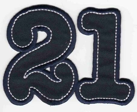 HKM 33237/1SB Термоаппликация "21 dunkel blau"