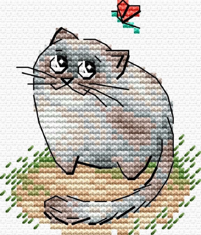 Набор для вышивания Жар-Птица М-1265 Что-то задумал