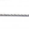 SAFISA 25277-1мм-102 Шнур металлизированный SPIRAL, ширина 1 мм, цвет 102 - серебряный