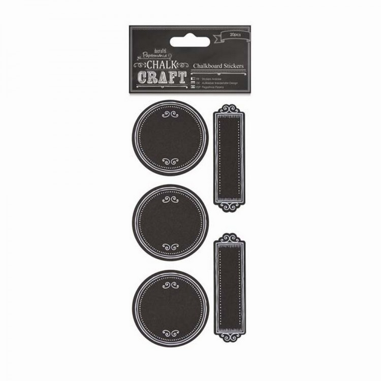 Docrafts PMA355409 Наклейки Напиши мелом - Рамки с точками